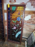 Antique Framed Stained Glass Window 65