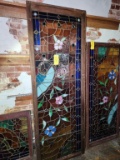 Antique Framed Stained Glass Window 79