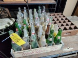 Vintage Soda Bottles in Wood Soda Crates