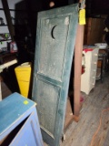 2 Old Swinging Saloon Doors with Crescent Moon