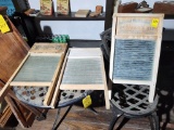3 Wash Boards