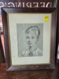 Lady Portrait by David Hunt 1963