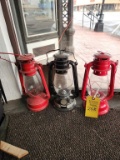 3 Kerosene Lanterns