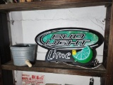Calf Nurser & Bud Light Sign
