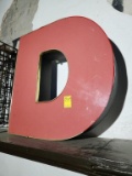 Letter D Sign