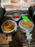 Old Fog Lights & Car Horn Cover
