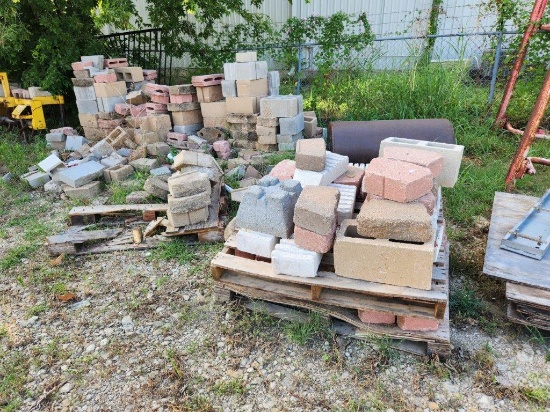 Large lot of Misc. Concrete Blocks