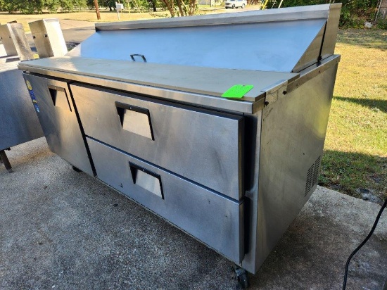 Everest SS Refrigeration Counter Height Sandwich/Salad Prep Table