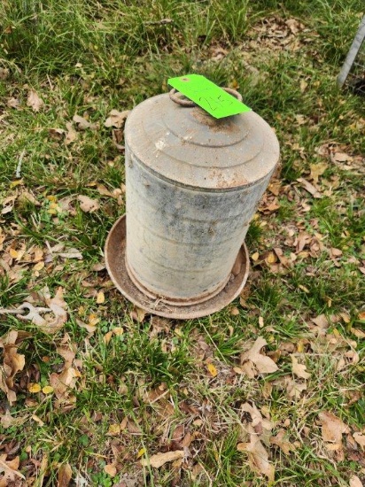 Galvanized Chicken Waterer