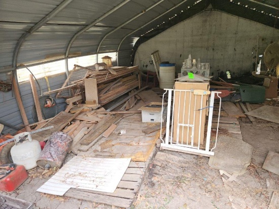 Contents of Portable Carport