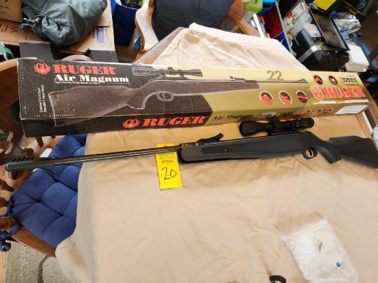 Ruger Air Magnum Rifle w. Scope 1000 PPS - Original Box