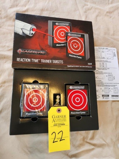 Reaction Tyme Laser Training Targets