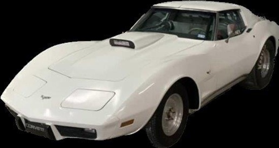 1977 Chevy Corvette - No Title, No Engine, Was being converted to drag car