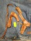 2 Leather Holsters & Leather Ammo Belt