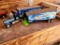 Nylint Silver Night Truck with 2 Trailers - Vintage