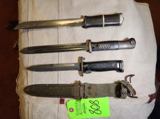 3 Bayonets - Rich A Herder Bayonet & 2 Bayonets