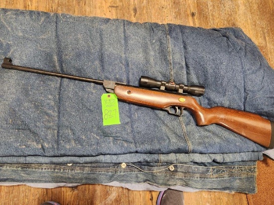 Beeman .177 Cal Air Rifle with Gamo Scope