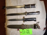 3 Bayonets - Rich A Herder Bayonet & 2 Bayonets