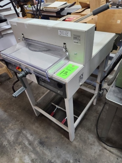 Triumph Ideal Paper Cutter - Manual