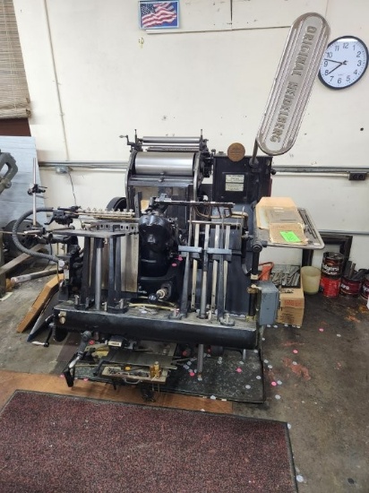 Original Heidelberg 10x15 Windmill Letterpress SN# 102142-E