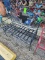 Black Metal Bench