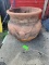 Clay Longhorn Planter