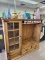 Rustic Entertainment Center & Contents