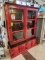 Rustic Red Gun Cabinet