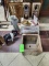 Foot Stool, Statue, Wood Planter, & Misc. Décor Items