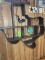 Texas Shelf & 2 Metal Roosters