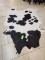 Black & White Cowhide Rug