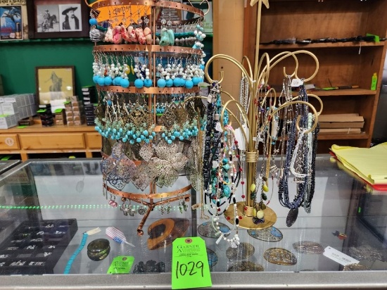 Jewelry & 2 Display Racks