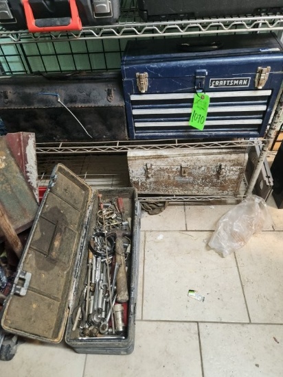 4 Tools Boxes - 3 Empty
