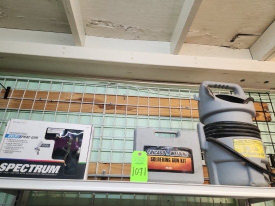Spectrum Spray Gun, Chicago Soldering Gun Kit, & Spot Blaster Kit