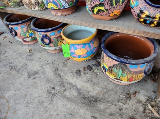 Talavera Clay Planters 4 ct.