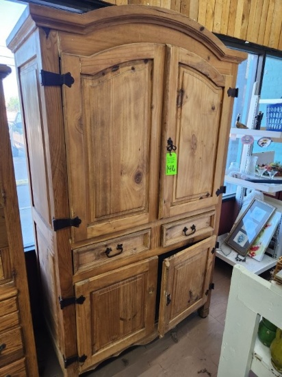 Armoire Entertainment Center - Rustic