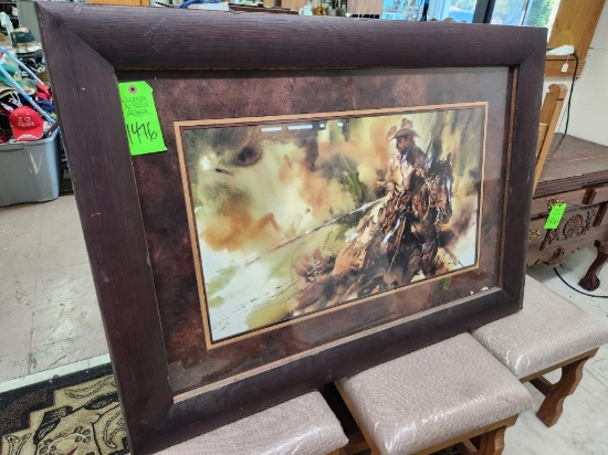 Cowboy Picture by Chris Owen - Signed & Numbered 63/95