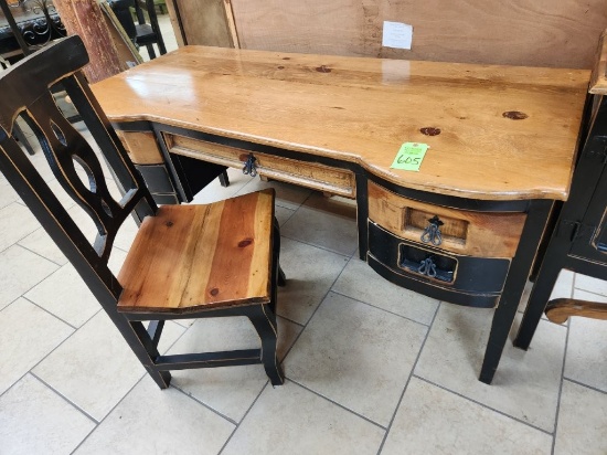 Desk & Chair - Rustic
