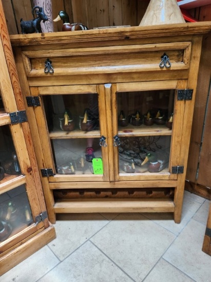Rustic Wine Hutch - Contents not included