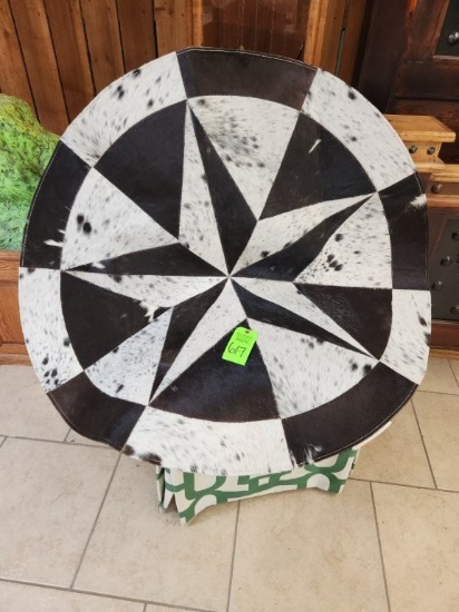 Cowhide Round Rug