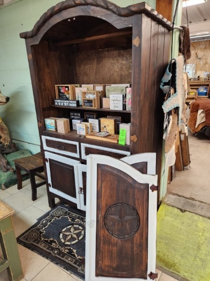 Rustic Armoire - Contents not included