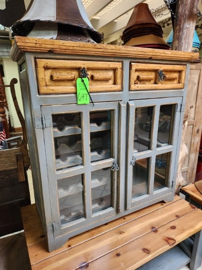 Rustic Wine Cabinet