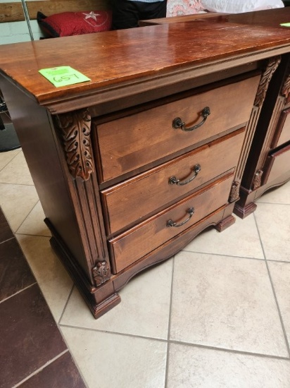 Night Stand with Hidden Concealed Top Compartment