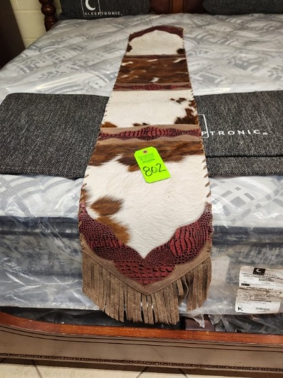 Leather & Cowhide Table Runner