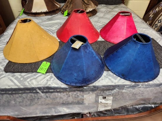 Rawhide Lamp Shades - Large 5 ct.