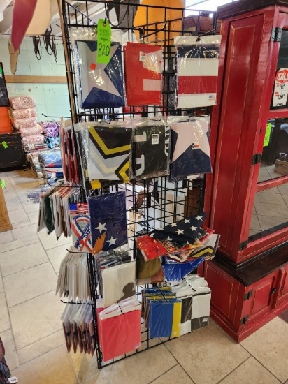 Display Rack of Flags