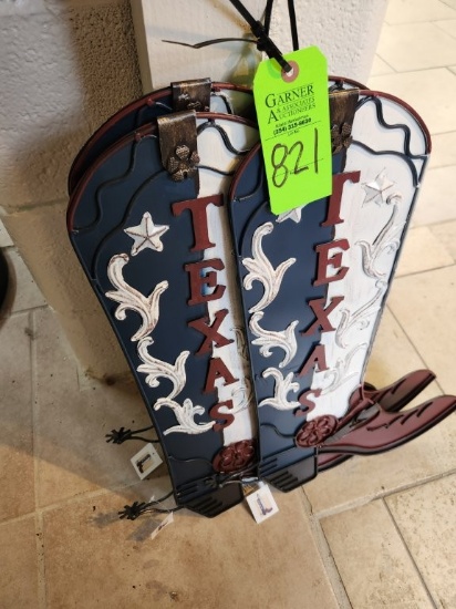 4 Texas Metal Boots