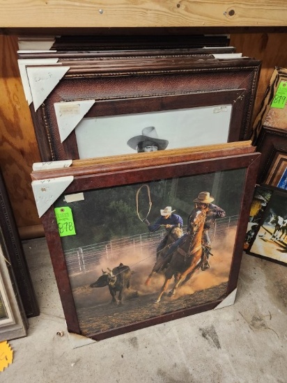 Lot of Framed Pictures