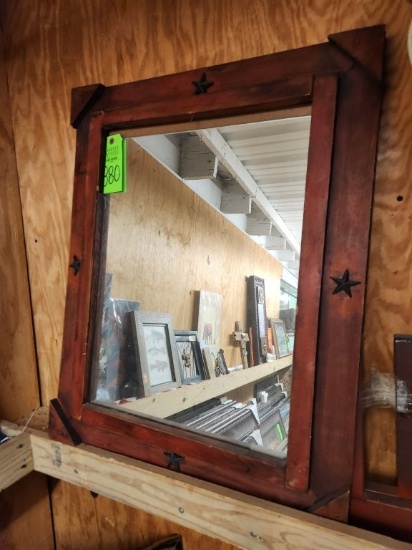 Rustic Framed Mirror