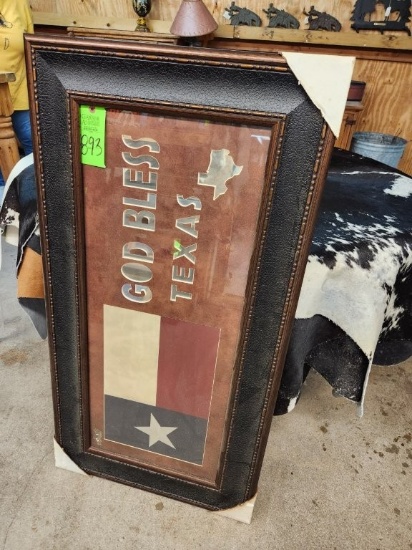 God Bless Texas Flag